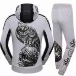 philipp plein survetement coton eagle skeleton